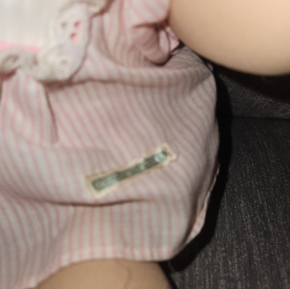 Vintage Cabbage Patch Kid Blonde Yarn Hair Green Eyes 1978,1982 - Picture 16 of 16